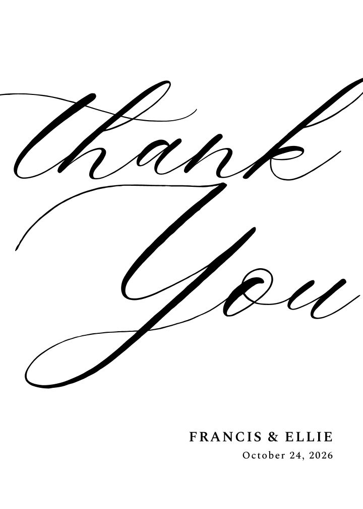 Thank You Cards Card
