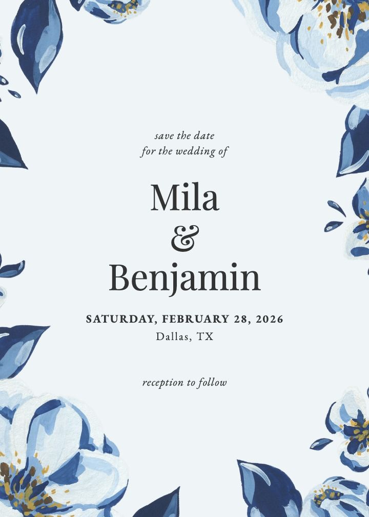 Save the Date Card