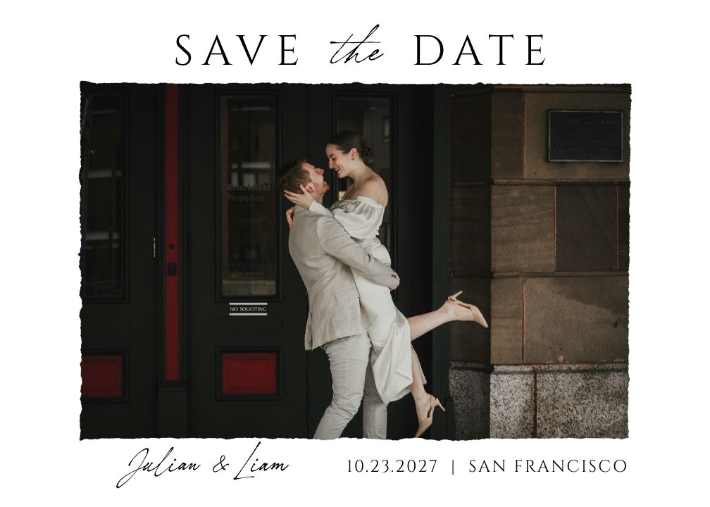 Save the Date Card