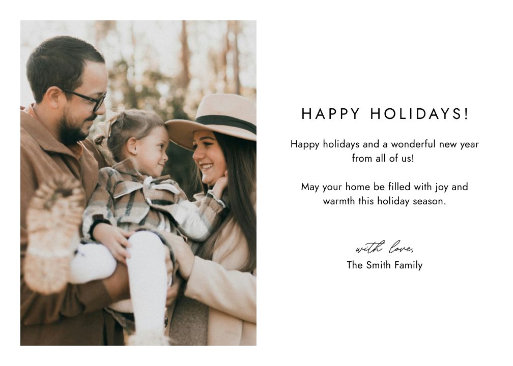 Holiday Cards Card