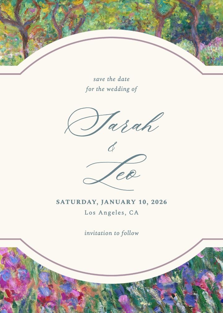 Save the Date Card
