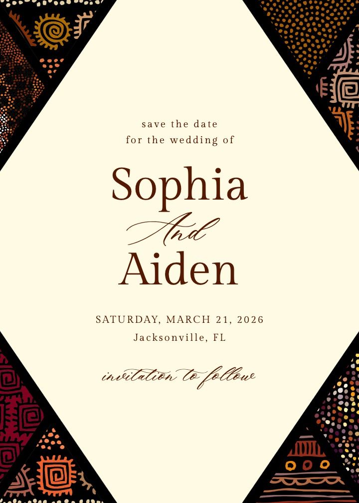 Save the Date Card