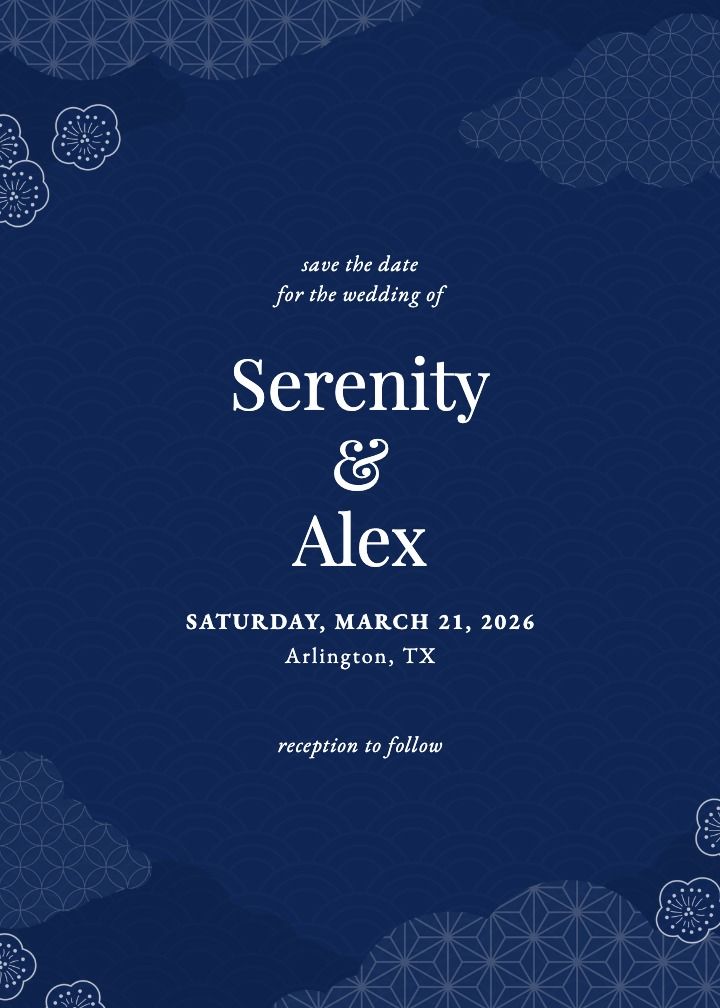 Save the Date Card