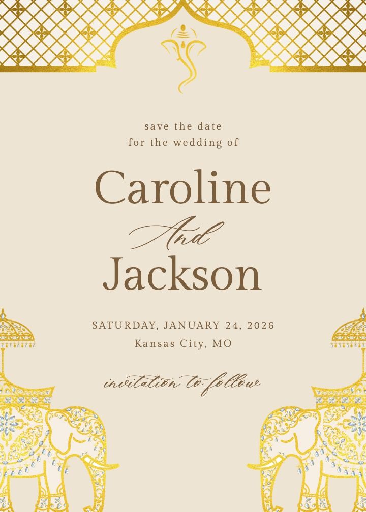 Save the Date Card