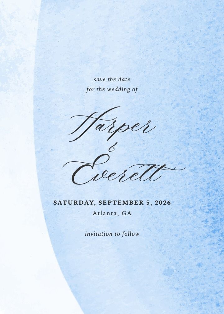 Save the Date Card