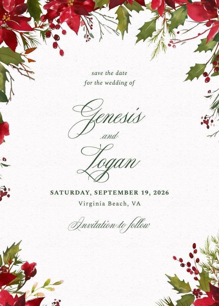 Save the Date Card