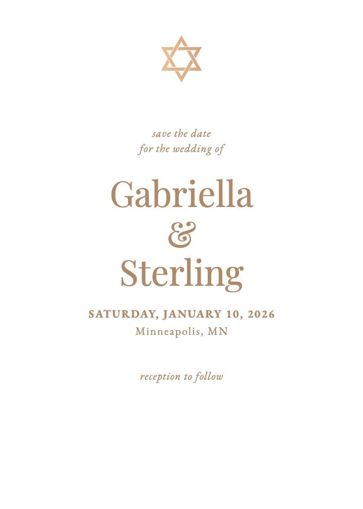 Save the Date Card