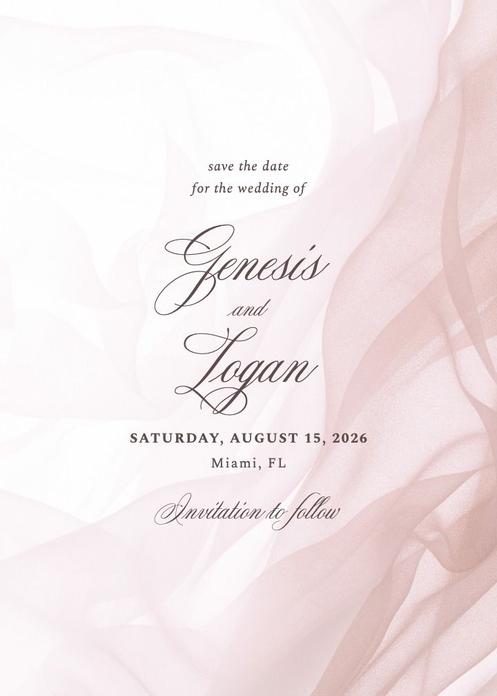 Save the Date Card