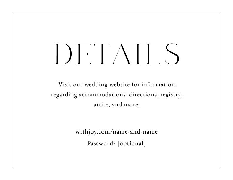 Enclosure Cards Card