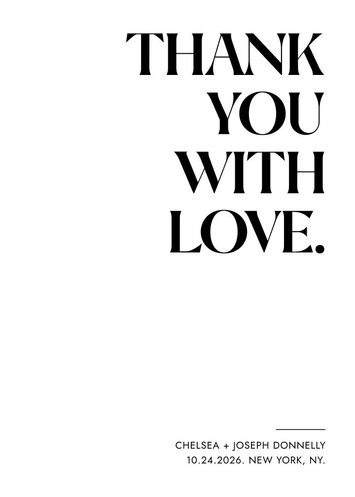 Thank You Cards Card