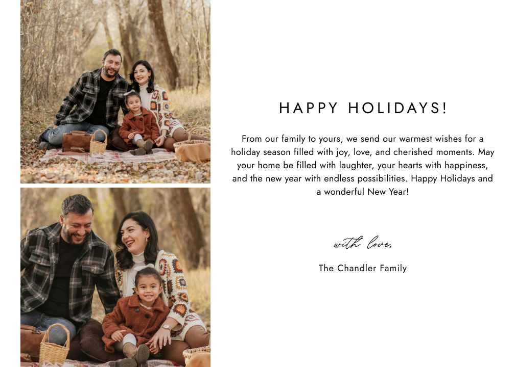 Holiday Cards Card