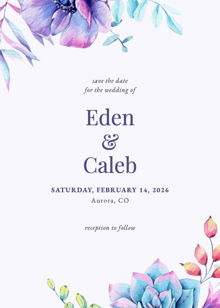 Save the Date Card