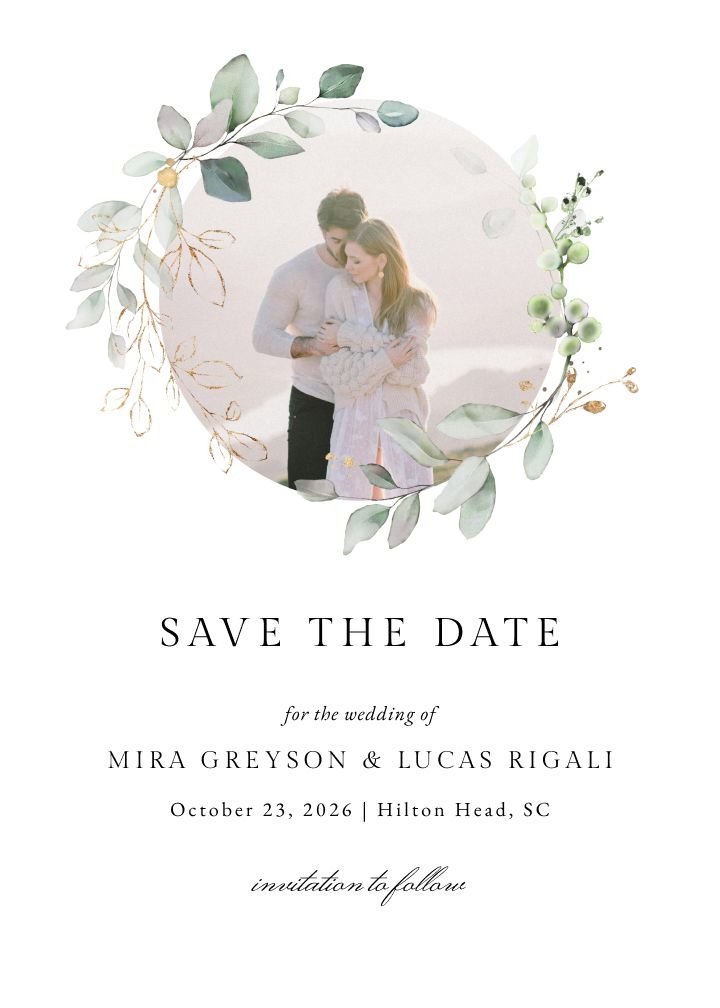 Save the Date Card
