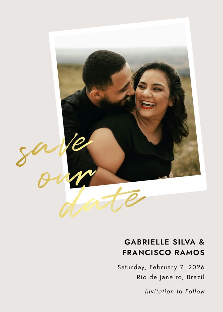Save the Date Card