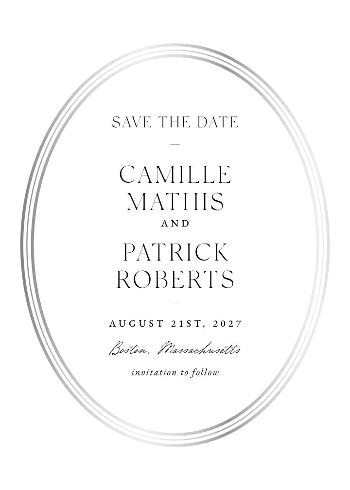 Save the Date Card