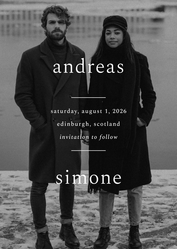 Save the Date Card