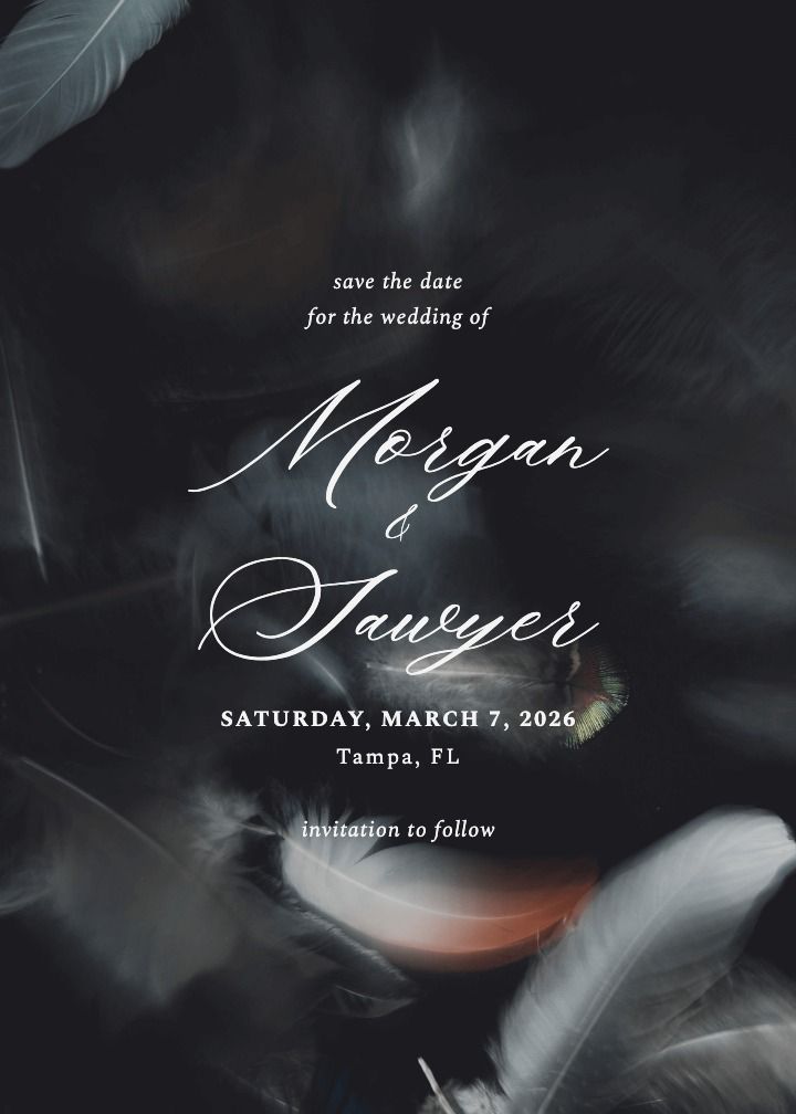 Save the Date Card