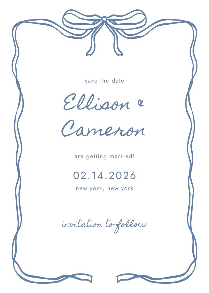 Save the Date Card
