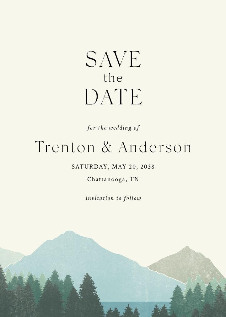 Save the Date Card