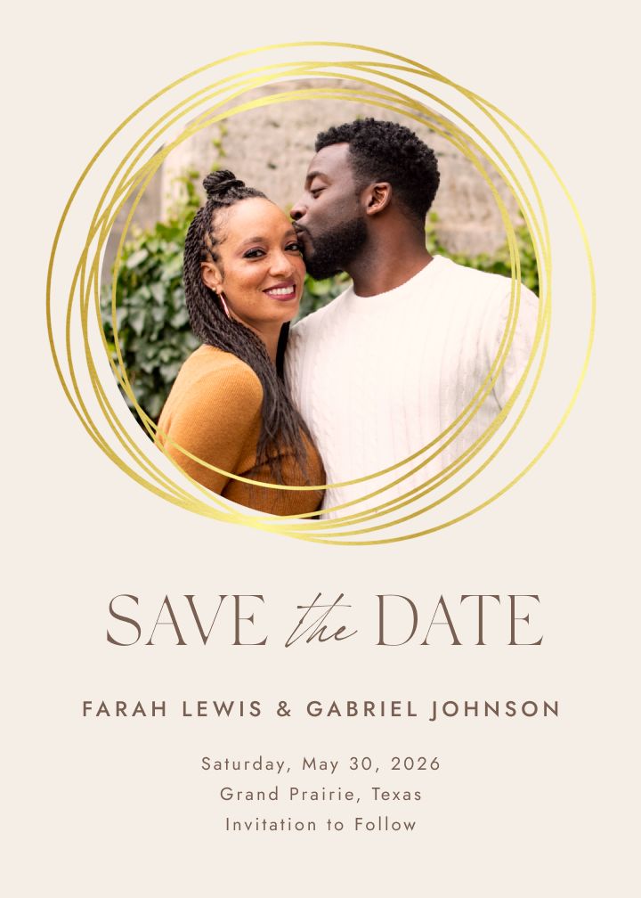 Save the Date Card