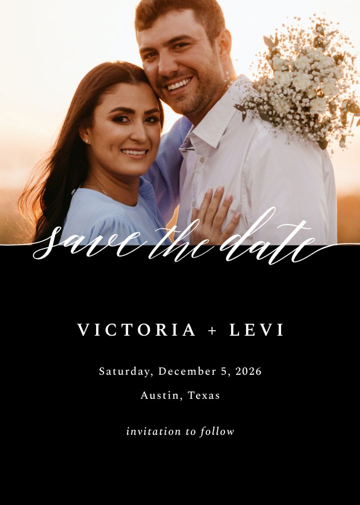 Save the Date Card