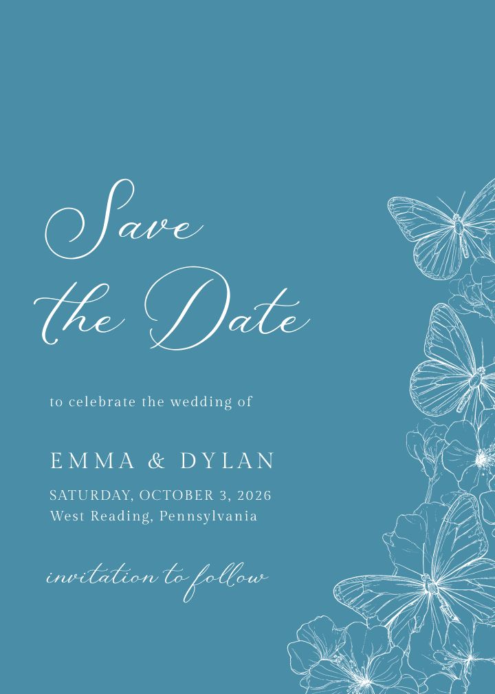 Save the Date Card