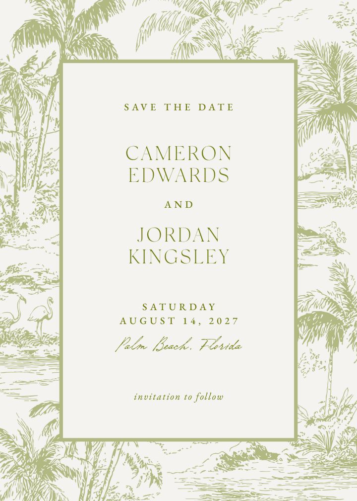 Save the Date Card