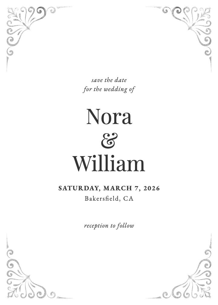 Save the Date Card