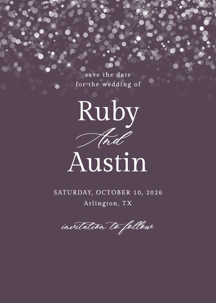 Save the Date Card