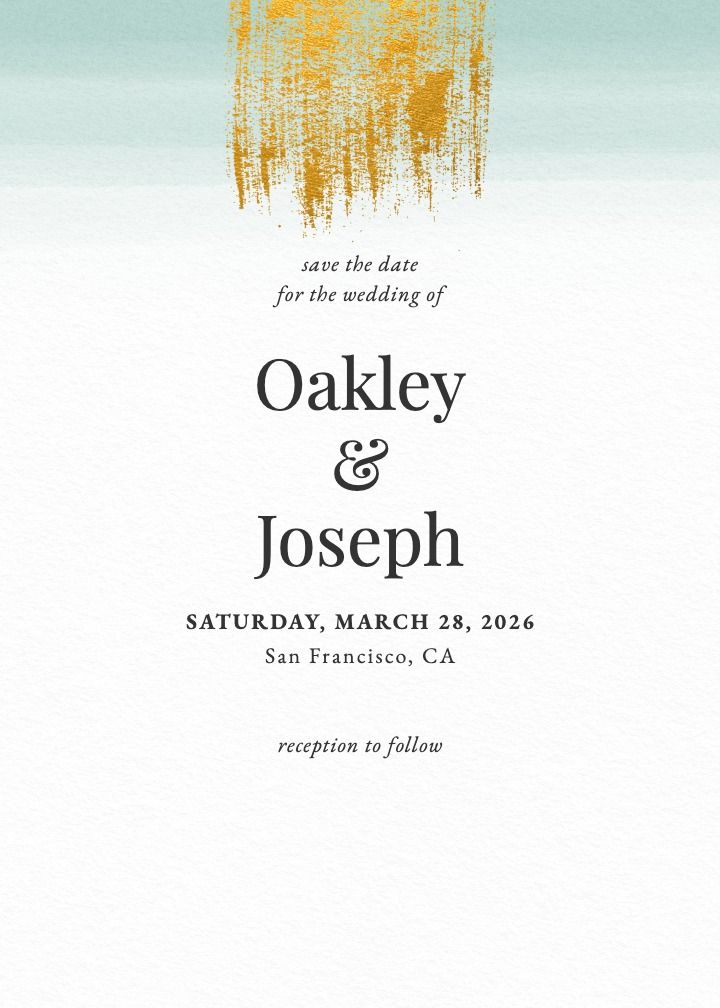 Save the Date Card