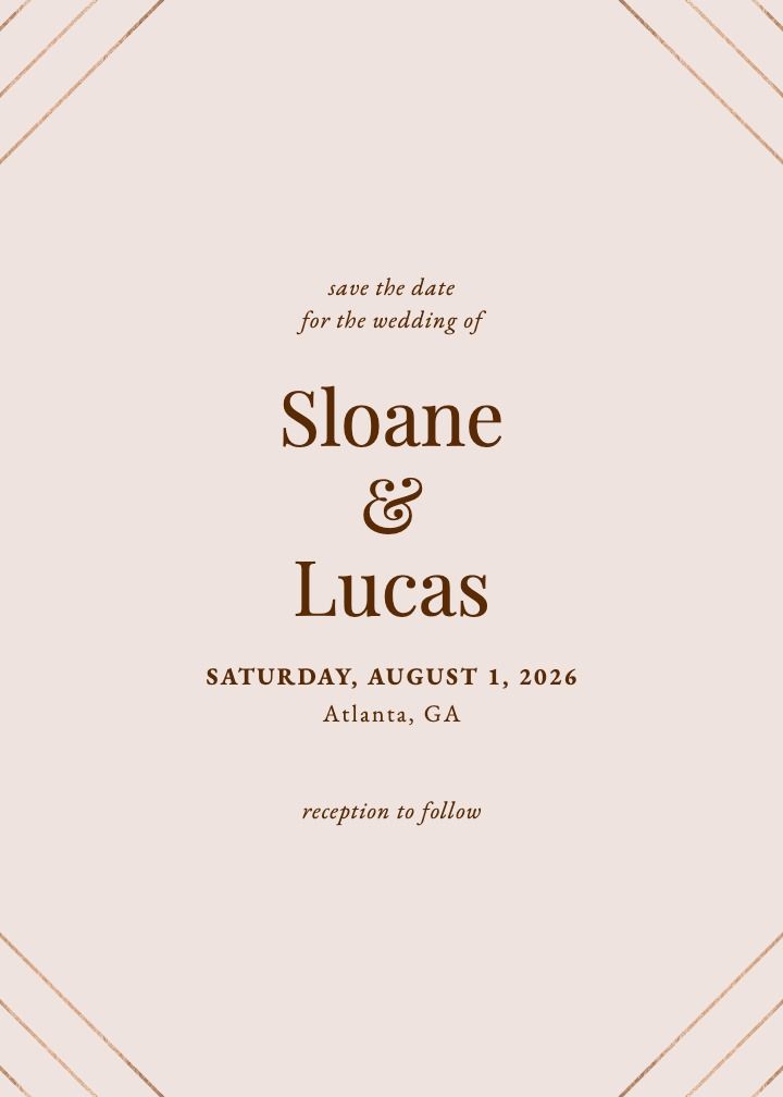 Save the Date Card