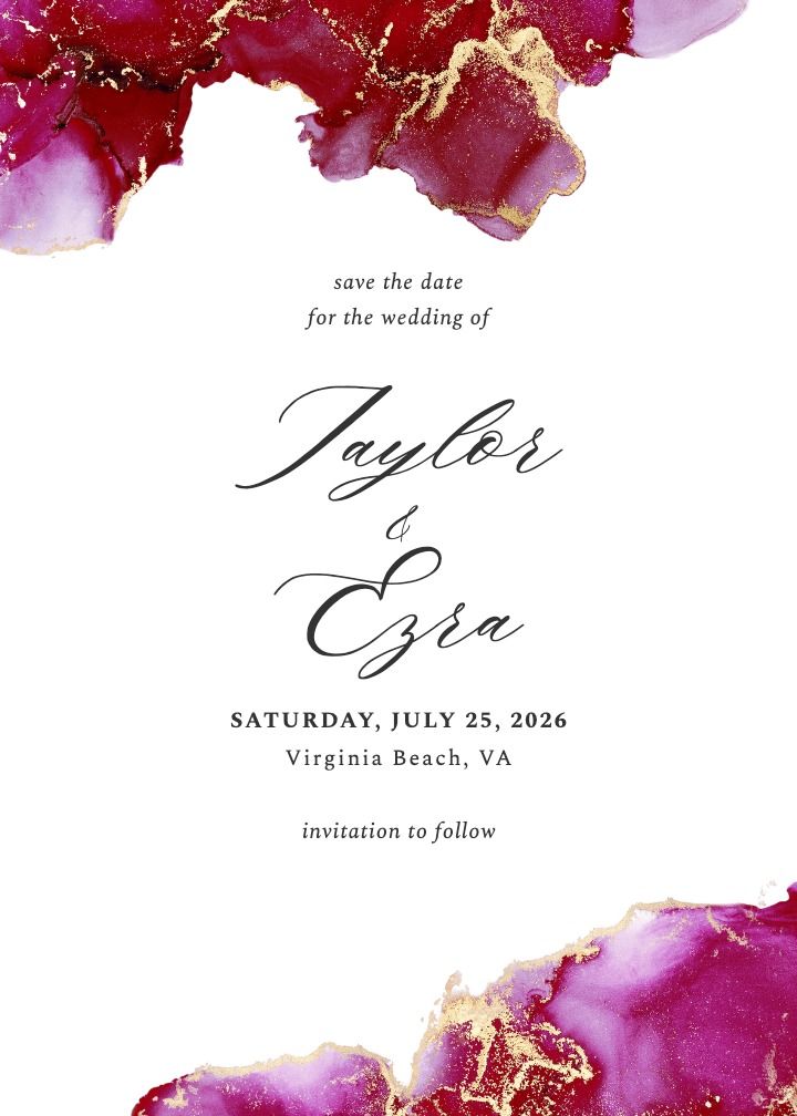 Save the Date Card