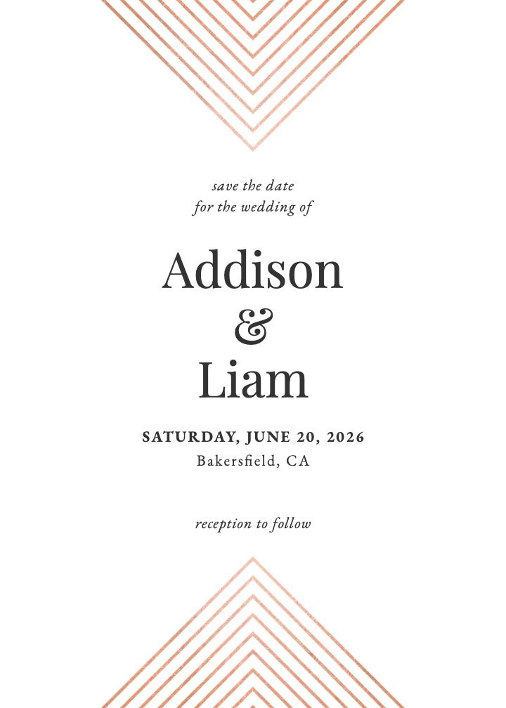Save the Date Card