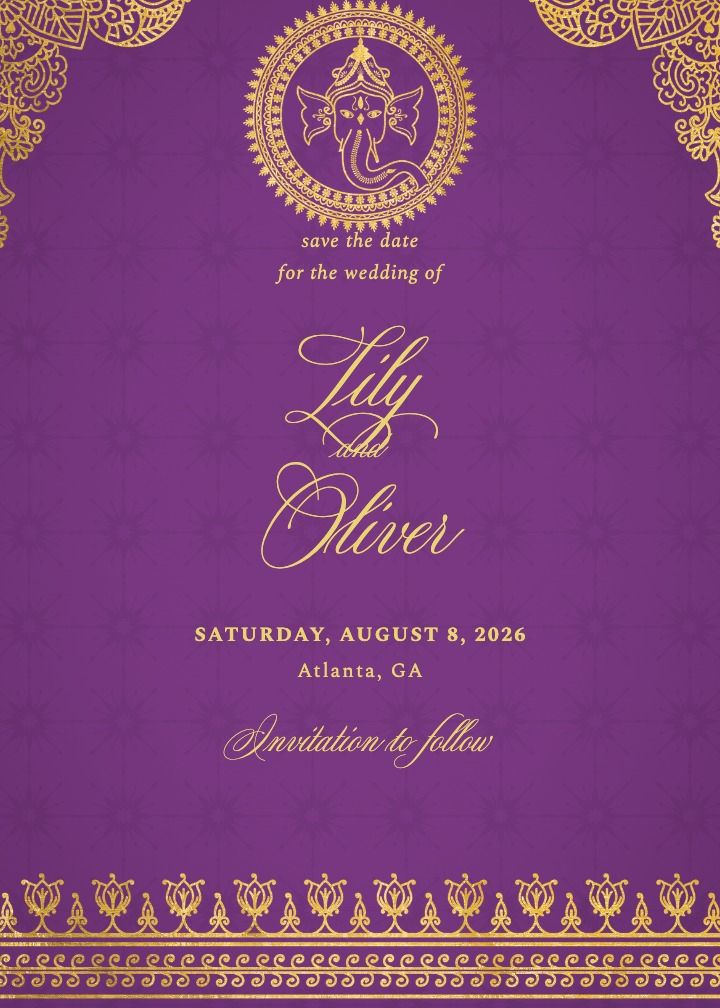Save the Date Card