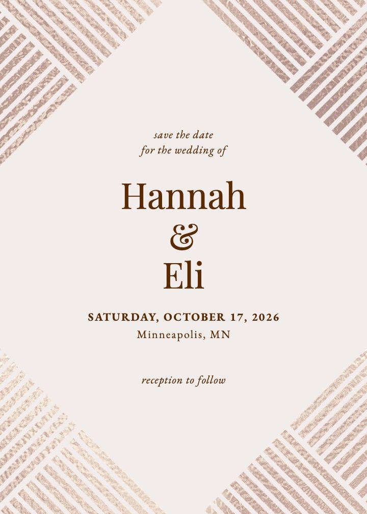 Save the Date Card