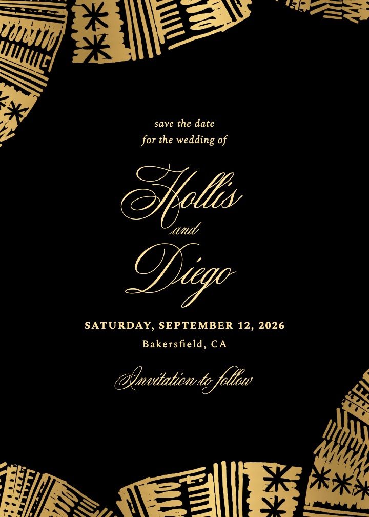 Save the Date Card