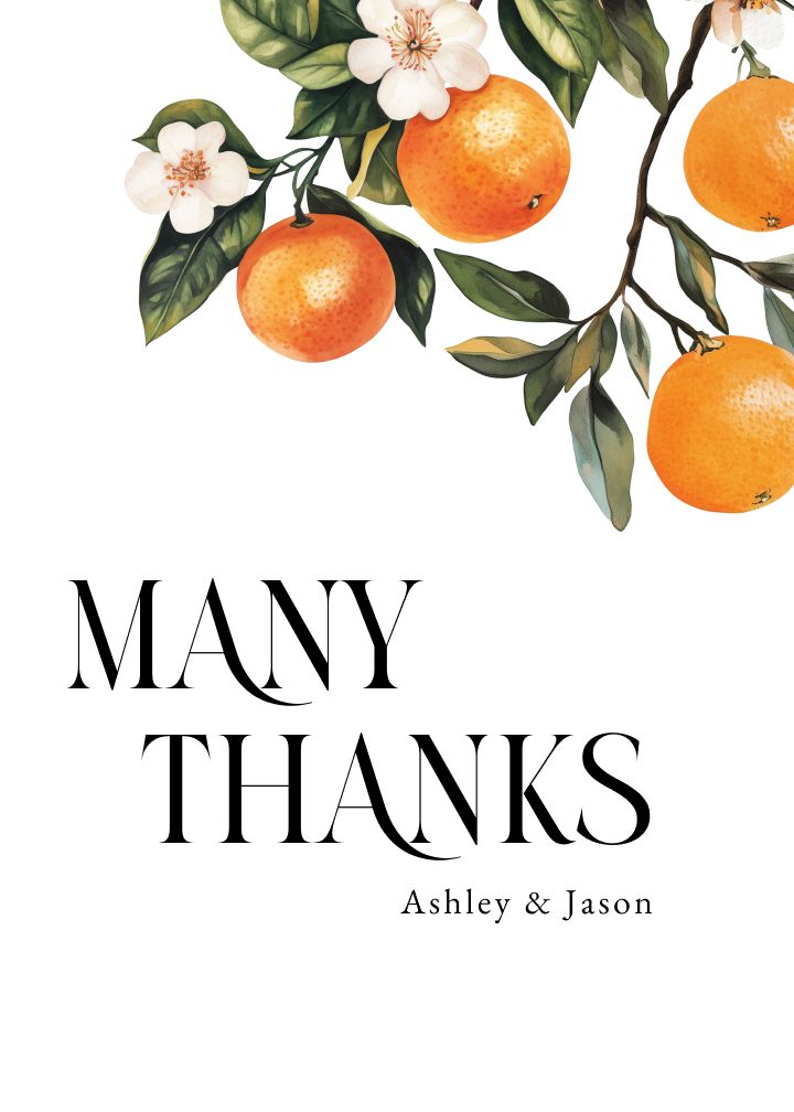 Thank You Cards Card