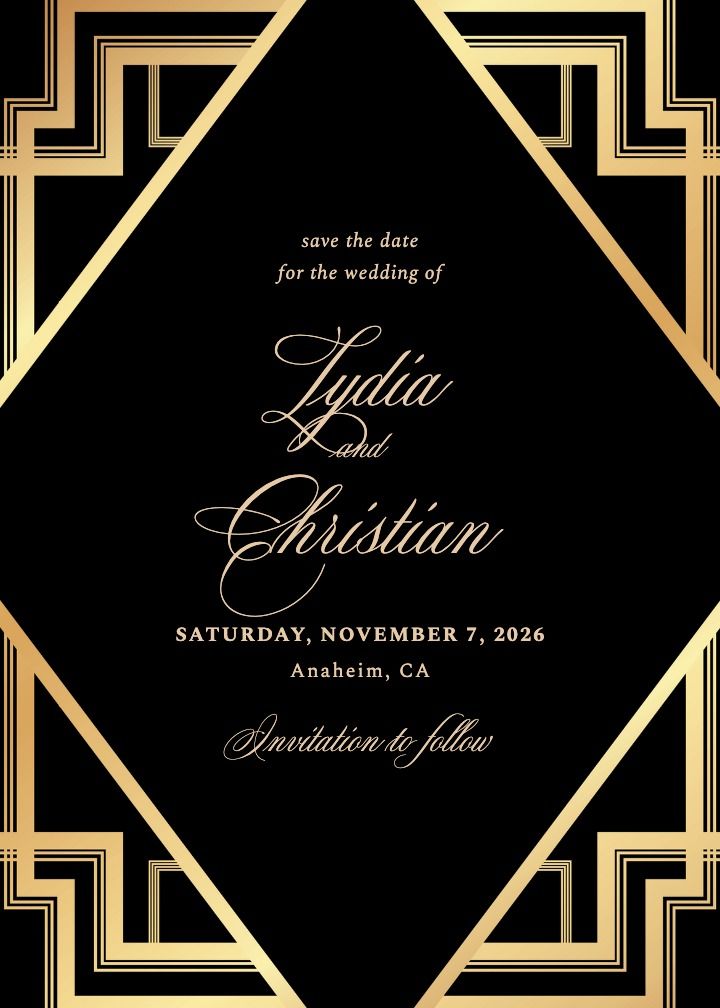 Save the Date Card