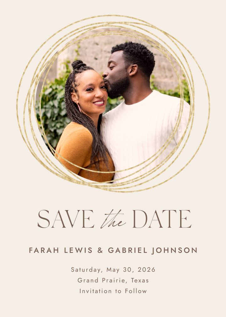 Save the Date Card