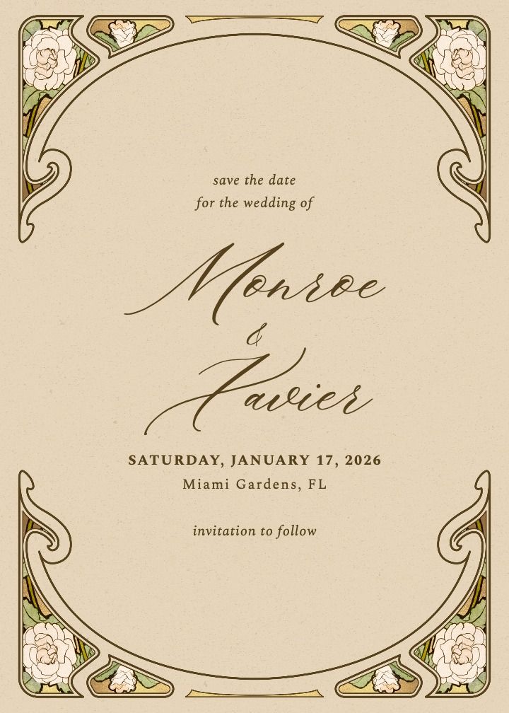 Save the Date Card