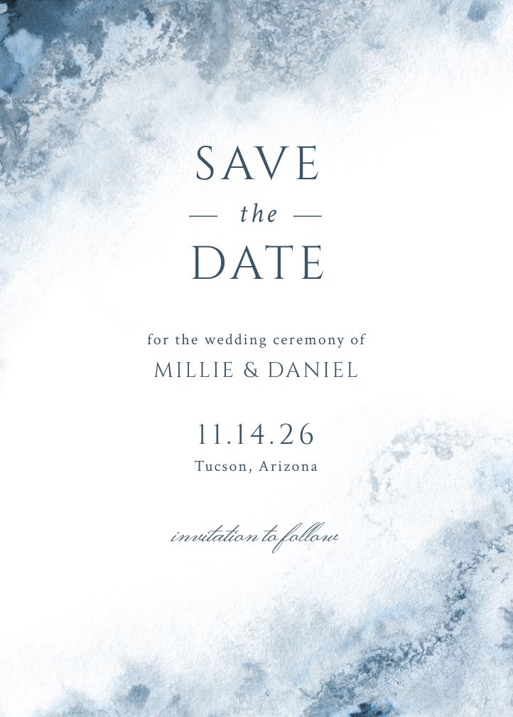 Save the Date Card