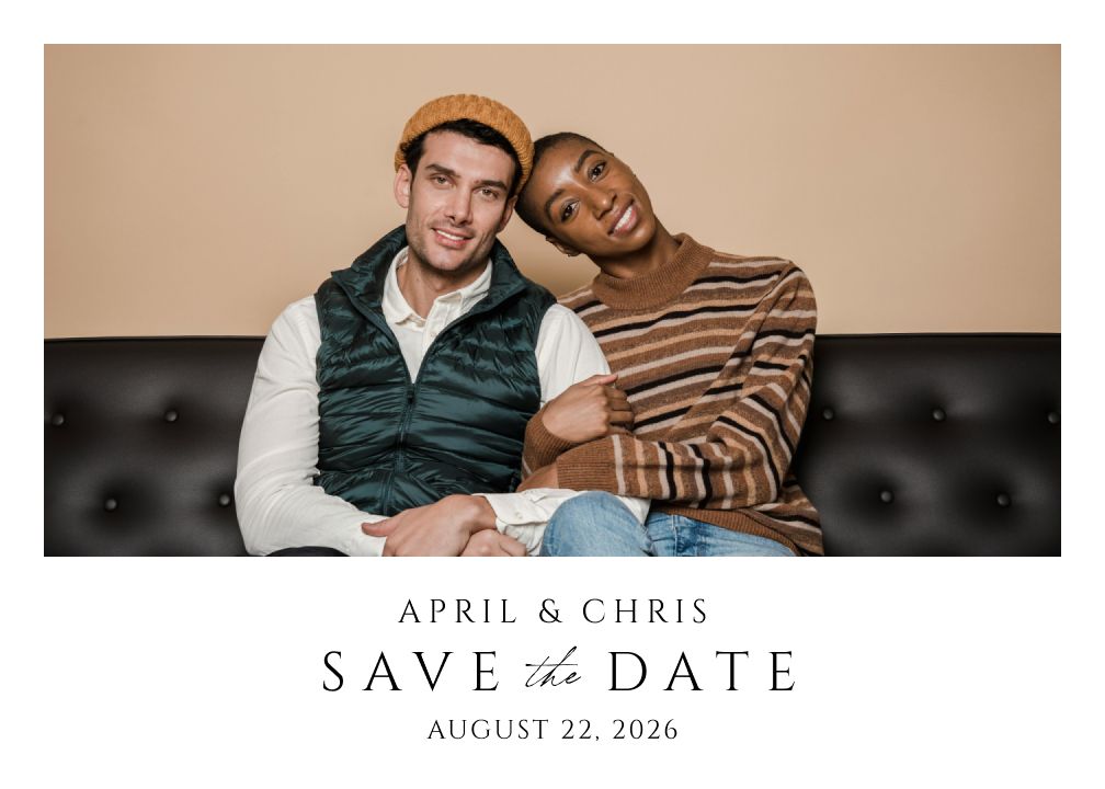 Save the Date Card