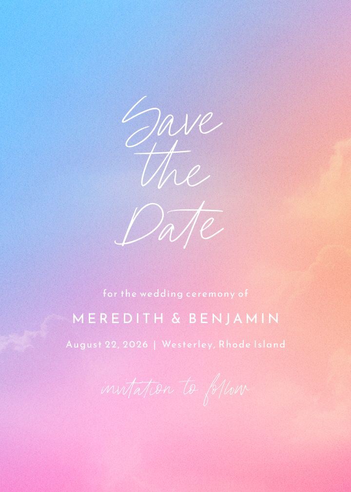 Save the Date Card