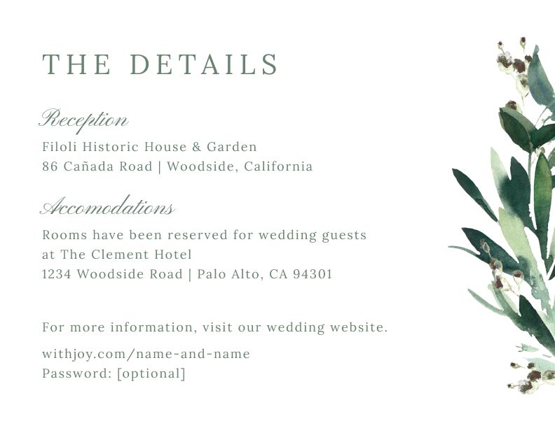 Enclosure Cards Card