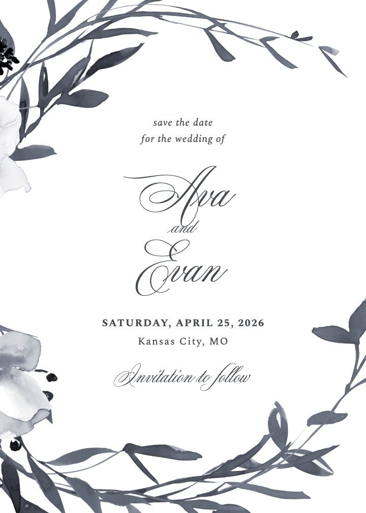 Save the Date Card