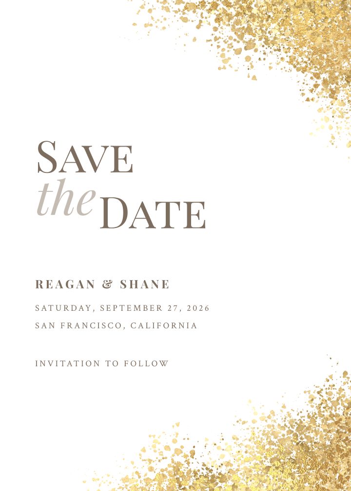 Save the Date Card
