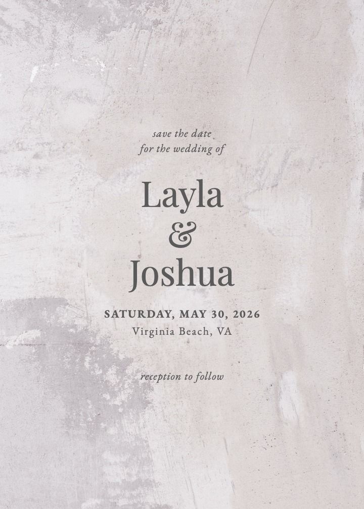 Save the Date Card