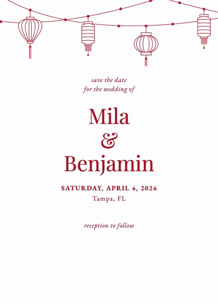Save the Date Card