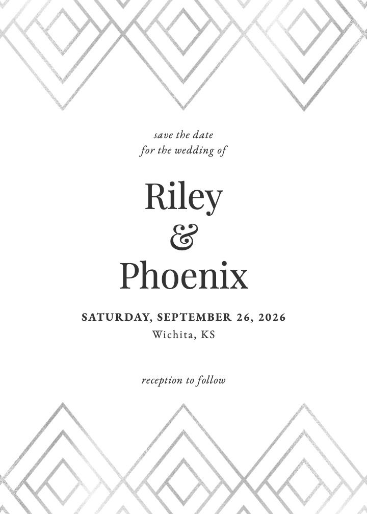 Save the Date Card