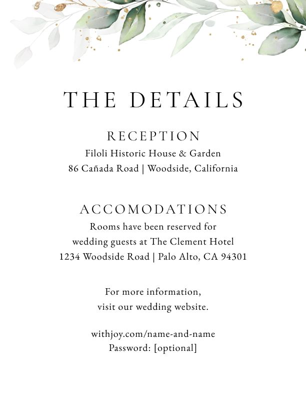 Enclosure Cards Card